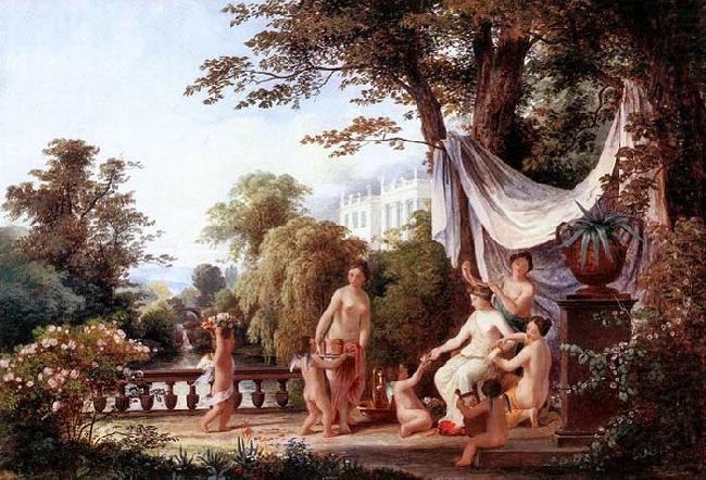 Karoly Marko the Elder The Toilette of Venus china oil painting image